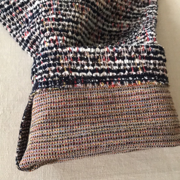 LOFT Multi Colored Top with Ruffle - Picture 6 of 6